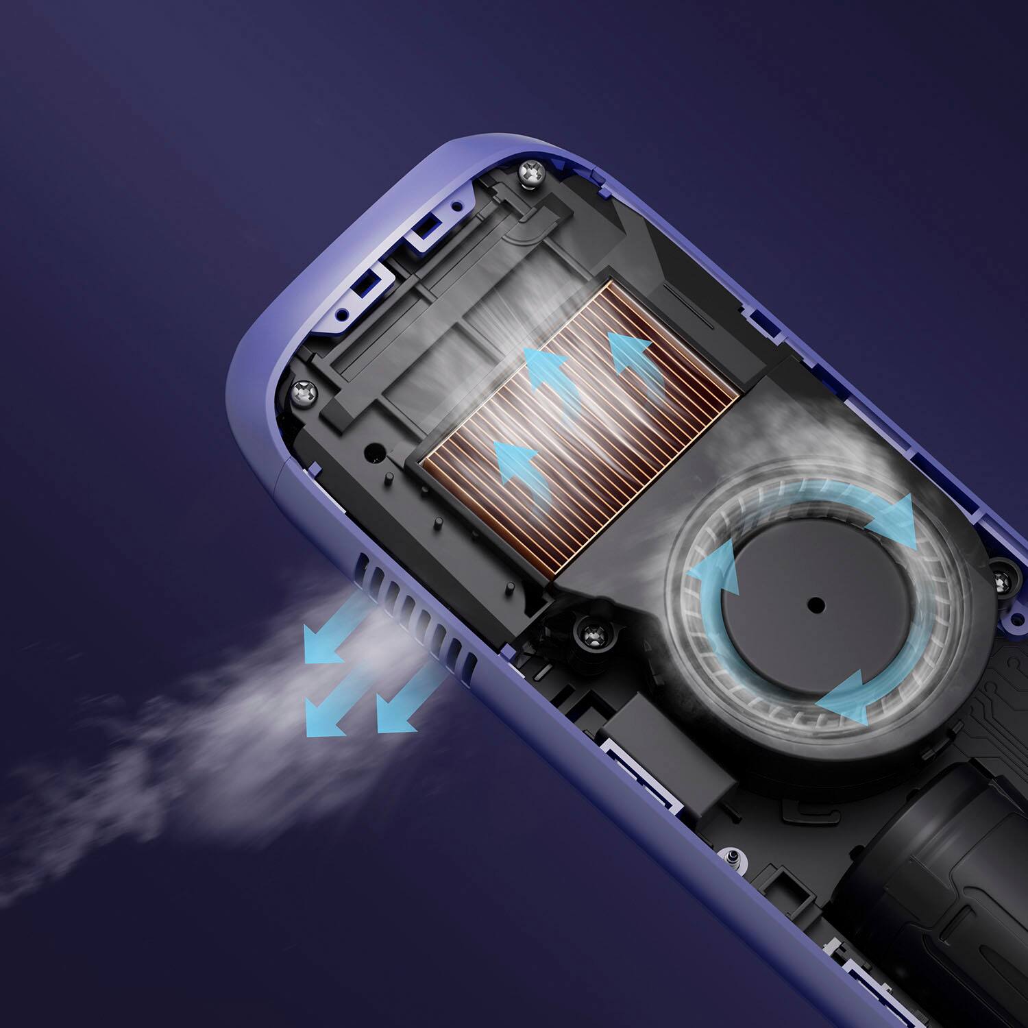 Alt View 12. Ulike - Air 3 Ice Cooling IPL Dry Hair Removal Device - Purple.