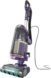 Shark - PowerDetect Upright Vacuum with DuoClean Detect Technology, Self-Cleaning Brushroll, and XL Dustcup - Eggplant - Front_Zoom