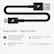 Alt View 11. Beats - 8" USB-A to USB-C Woven Short Cable - Bolt Black.