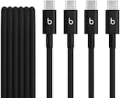 Beats - 5' USB-C to USB-C Woven Cable (2-pack) - Bolt Black