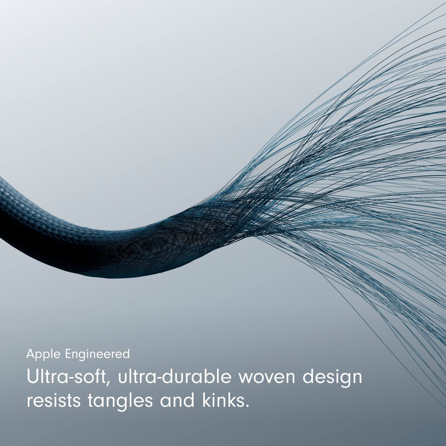 Alt View 13. Beats - 5' USB-C to USB-C Woven Cable - Nitro Navy.