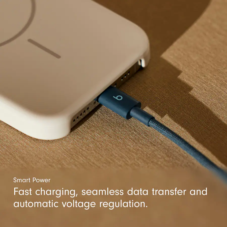 Beats 5' USB C to USB C Woven Cable Nitro Navy MDGE4LL/A Best Buy