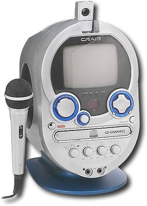 Angle Standard. Craig - CD+G Karaoke with Integrated 5" Monitor.