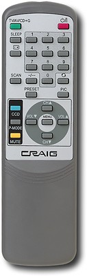 Best Buy: Craig CD+G Karaoke System with 13 Color TV CG8235