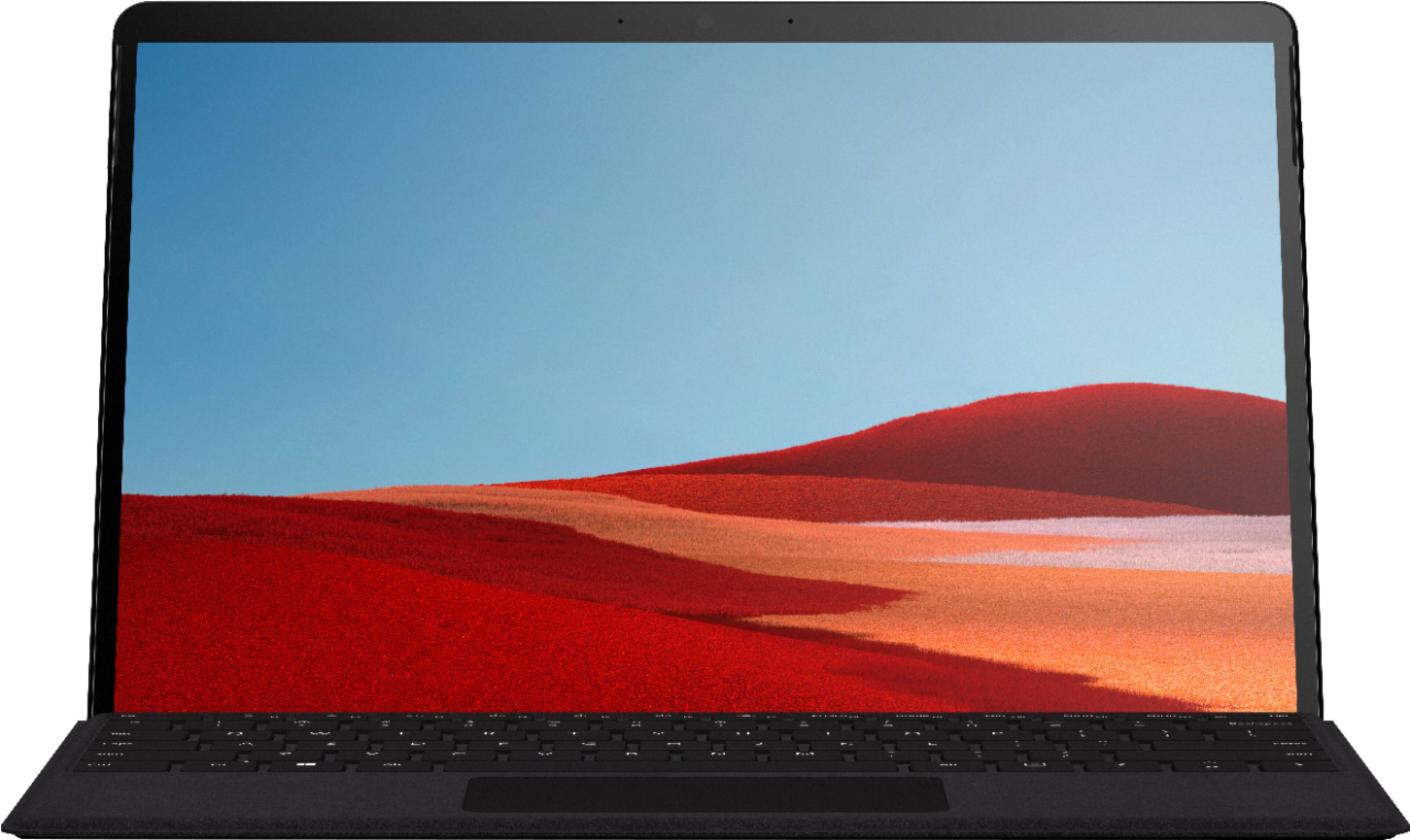 Alt View 12. Microsoft - Refurbished Surface Pro X - 13" Touch Screen - Microsoft SQ1 - 8GB Memory - 256GB SSD - WiFi+4G LTE - Keyboard+Slim Pen - Matte Black.