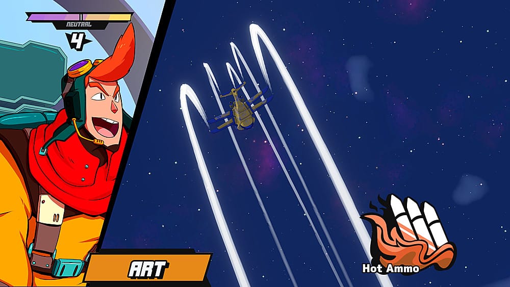 The largest text in the image reads "ART." The other text "Hot Ammo" is also visible, but it is smaller and located towards the right side of the image.