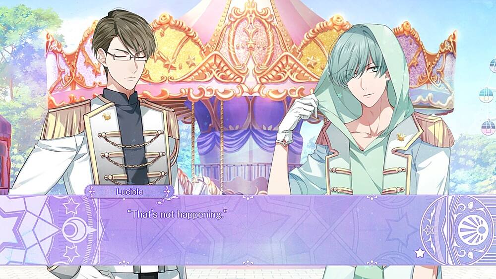 The largest text reads "That's not happening."