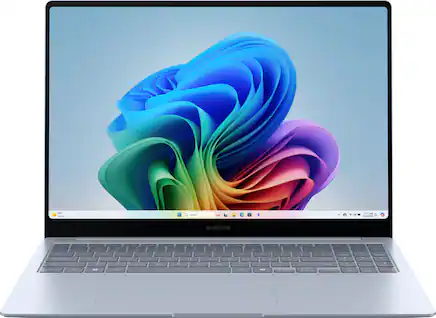 Samsung - Galaxy Book4 Edge - Copilot+ PC - 16" AMOLED Touch-Screen Laptop - Snapdragon X Elite 3.4Ghz- 16GB Memory- 512GB Storage - Sapphire Blue