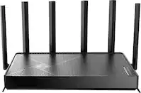 TP-Link - Archer BE6500 Dual-Band Wi-Fi 7 Router - Black - Front_Zoom