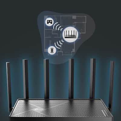 TP Link Archer BE6500 Dual Band Wi Fi 7 Router Black Archer BE6500 TP Link Archer BE6500 Dual Band Wi Fi 7 Router Black Archer BE6500
