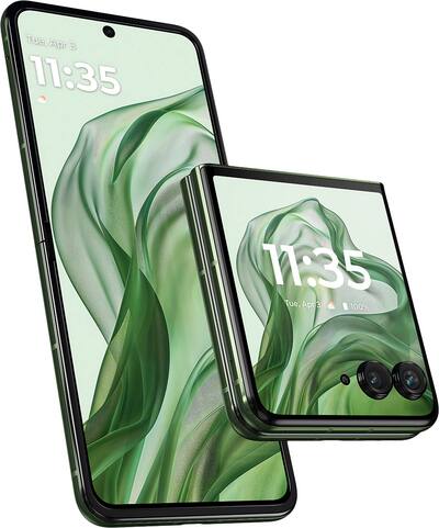 Motorola razr+ 2024 256GB (Unlocked) Spring Green PB2J0004US Motorola razr+ 2024 256GB (Unlocked) Spring Green PB2J0004US