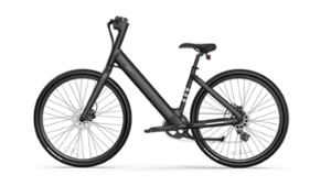 OKAI - LyteCycle EB60 Minimalist Fitness Step-through e-Bike w/ up to 62 miles Max Operating Range and 20 MPH Max Speed - Matte Black - Front_Zoom