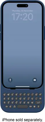 Clicks - Keyboard for Apple iPhone 15 - Royal Ink
