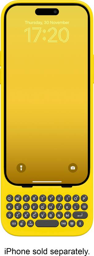 Clicks Keyboard for Apple iPhone 14 Pro BumbleBee CK-4100-0 Clicks Keyboard for Apple iPhone 14 Pro BumbleBee CK-4100-0