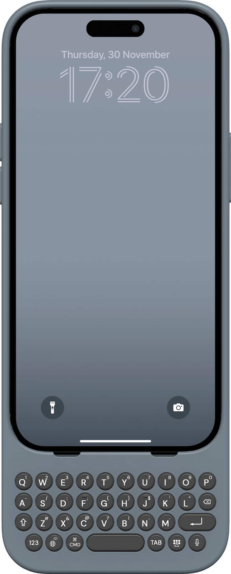 Clicks Keyboard for Apple iPhone 15 Pro London Sky CK-5100-1 Clicks Keyboard for Apple iPhone 15 Pro London Sky CK-5100-1