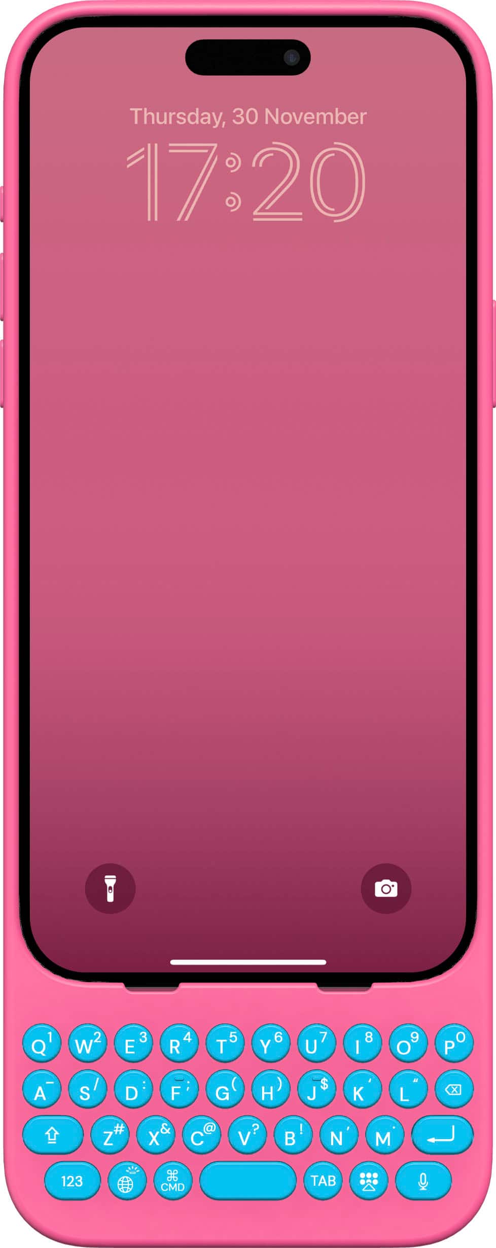 Clicks - Keyboard for Apple iPhone 15 Pro Max - Miami Beach - Front_Zoom