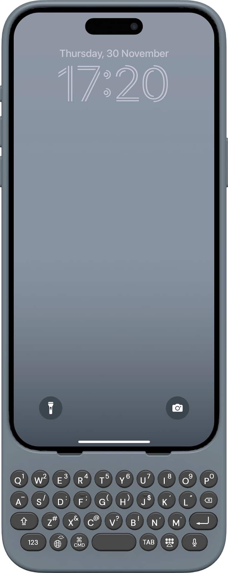 Clicks Keyboard for Apple iPhone 15 Pro Max London Sky CK-5200-1 Clicks Keyboard for Apple iPhone 15 Pro Max London Sky CK-5200-1