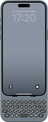Clicks Keyboard for Apple iPhone 15 Pro Max London Sky CK Clicks Keyboard for Apple iPhone 15 Pro Max London Sky CK