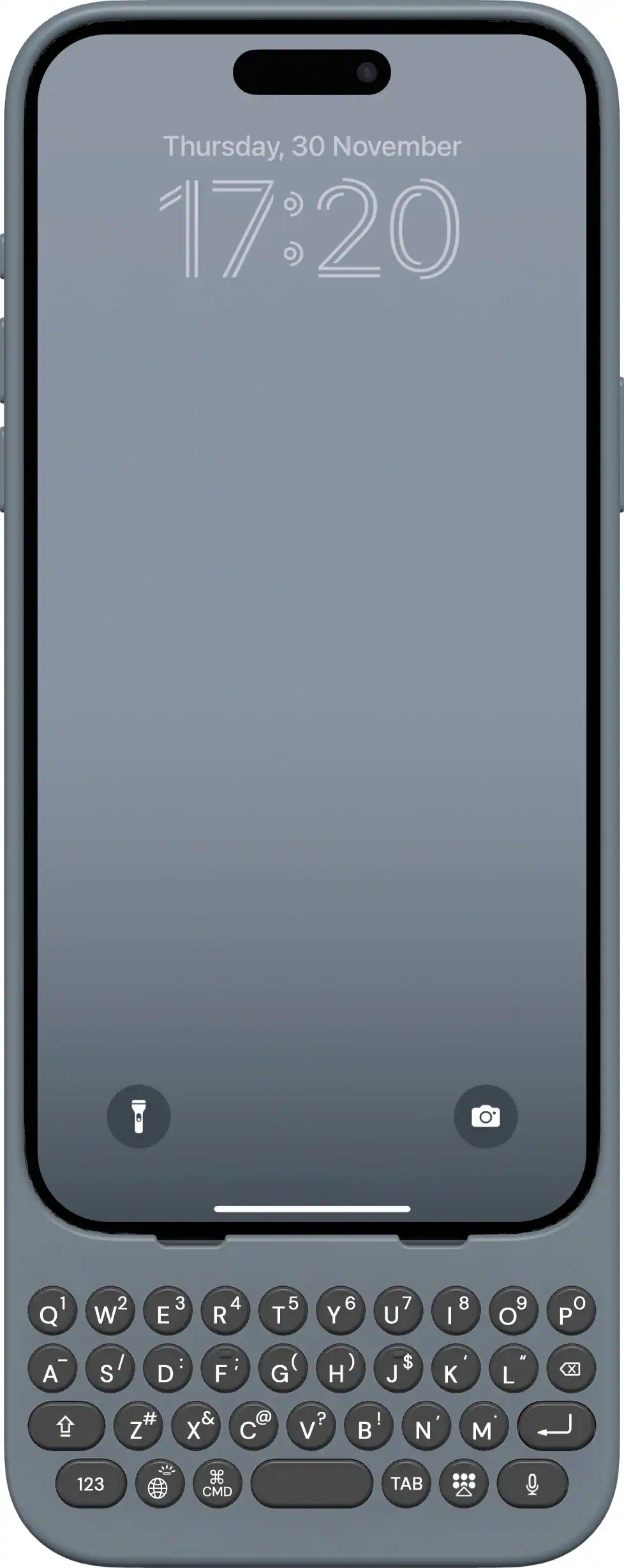 Clicks - Keyboard for Apple iPhone 15 Pro Max - London Sky
