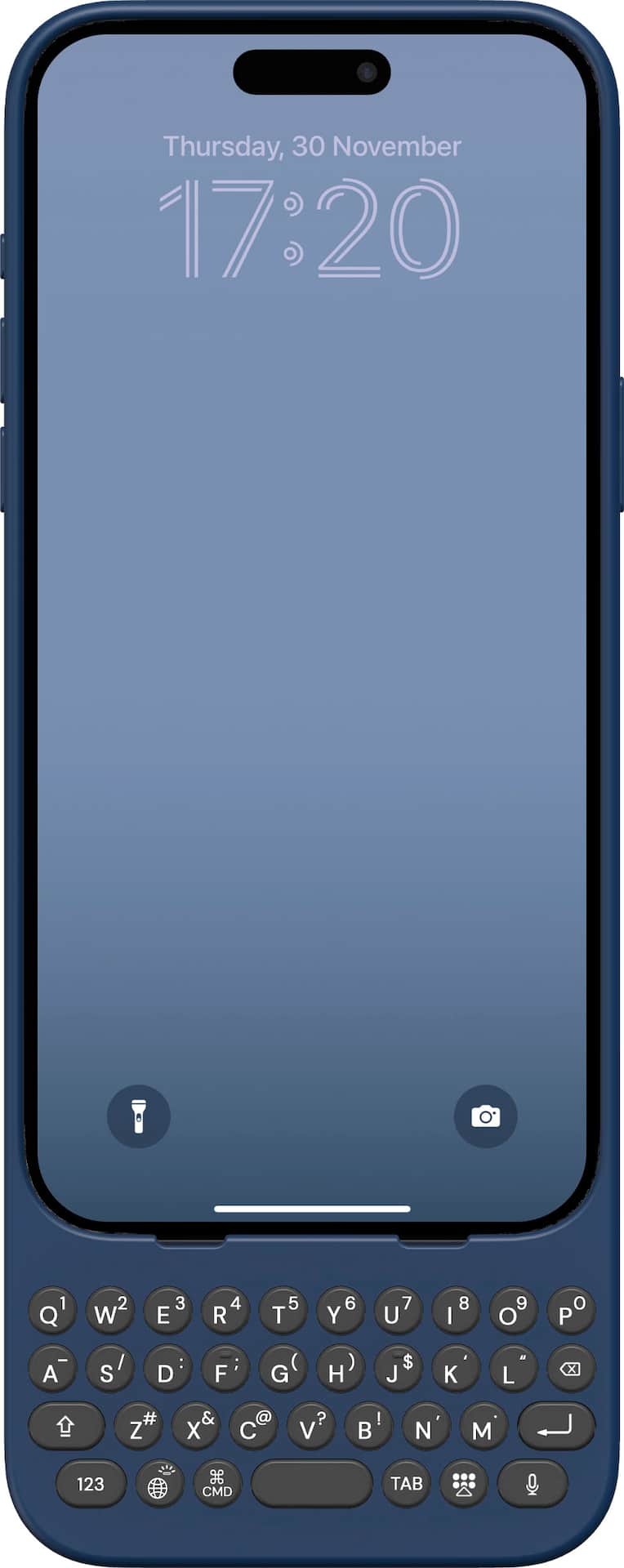 iPhoneアクセサリー Clicks iPhone 15 Pro Max Clicks Keyboard for Apple iPhone 15 Pro Max Royal Ink CK