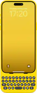 Clicks - Keyboard for Apple iPhone 15 Pro Max - BumbleBee