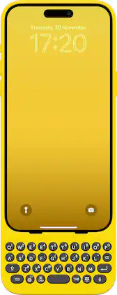 Clicks - Keyboard for Apple iPhone 14 Pro Max - BumbleBee