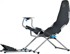 Front. PlaySeat - Challenge X - Logitech G Edition Foldable Sim Racing Cockpit - Grey.