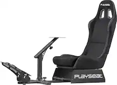 Front. PlaySeat - Evolution ActiFit Foldable Racing Cockpit - Black.