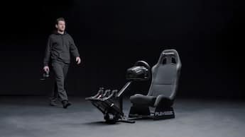 PlaySeat Evolution Racing Suède Foldable Racing Cockpit Black REM PlaySeat Evolution Racing Suède Foldable Racing Cockpit Black REM