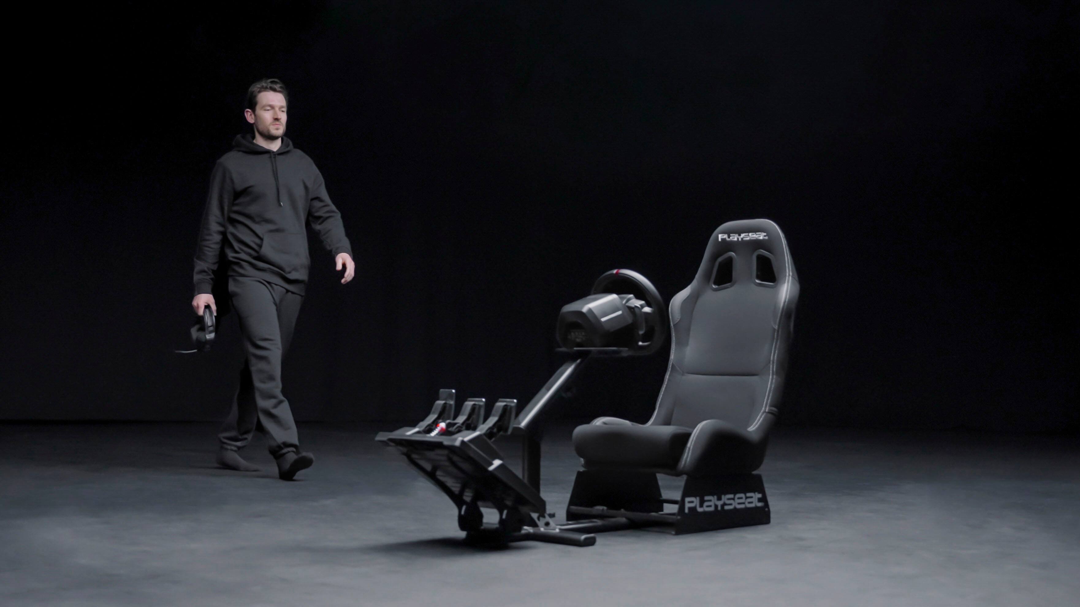 Alt View 15. PlaySeat - Evolution Racing Suède Foldable Racing Cockpit - Black.