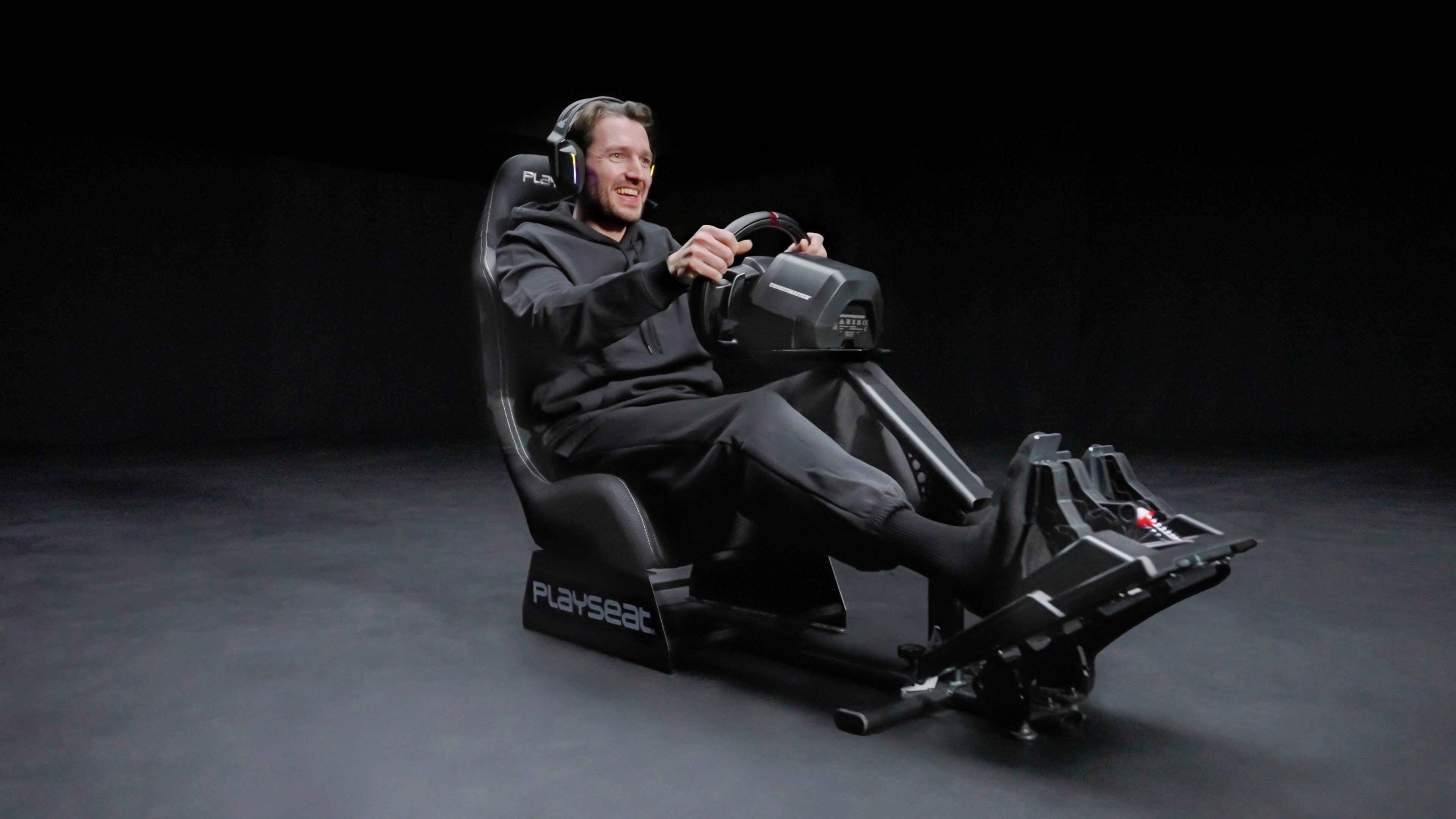 Alt View 16. PlaySeat - Evolution Racing Suède Foldable Racing Cockpit - Black.