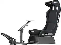 Front. PlaySeat - Evolution Pro ActiFit Foldable Racing Cockpit - Black.