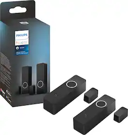 Philips - Hue Secure Contact Sensor - 2PK - Black
