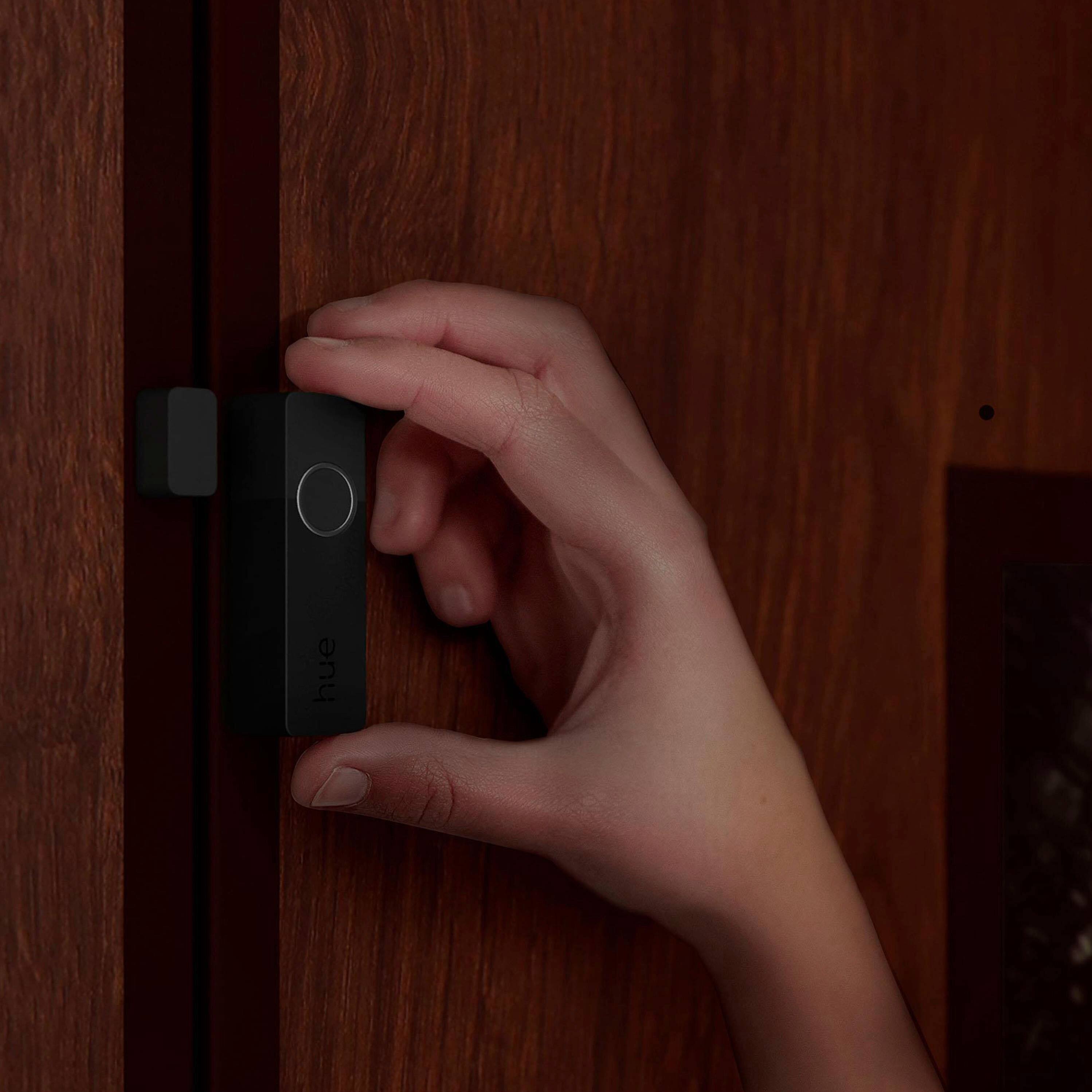 Alt View 12. Philips - Hue Secure Contact Sensor - 2PK - Black.