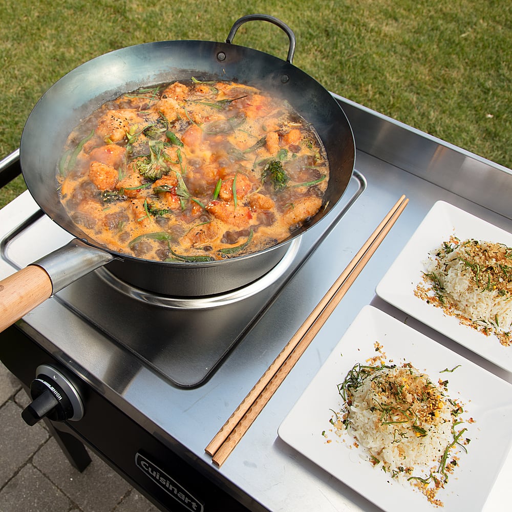 Best Buy: Cuisinart Outdoor Wok Station Black CGG-1265