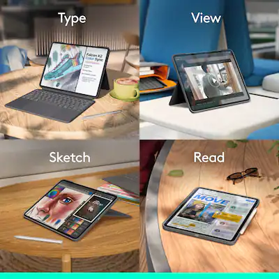 Logitech Combo Touch for iPad Pro 13 inch (Latest Model)(M4 & M5 Logitech Combo Touch for iPad Pro 13 inch (Latest Model)(M4 & M5