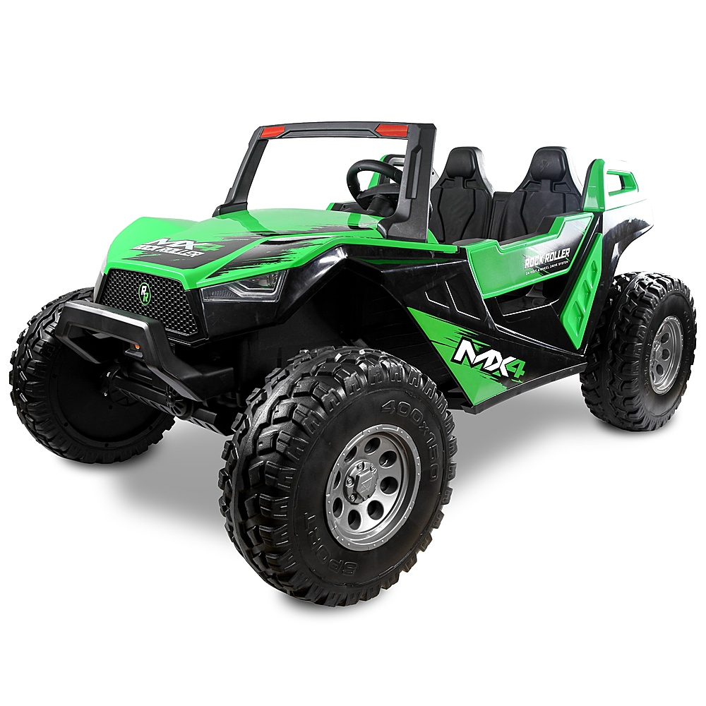 Hyper – Rock Roller MX4 UTV Powered Ride-On w/ 3 Mile Range & 5.5 MPH Max Speed – Green/Black Sansujyuku sansujyuku.com