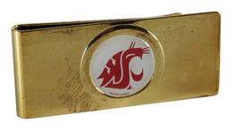 Rico Industries - Washington St. University Cougars Gold Plated Solid Brass Money Clip - Multi