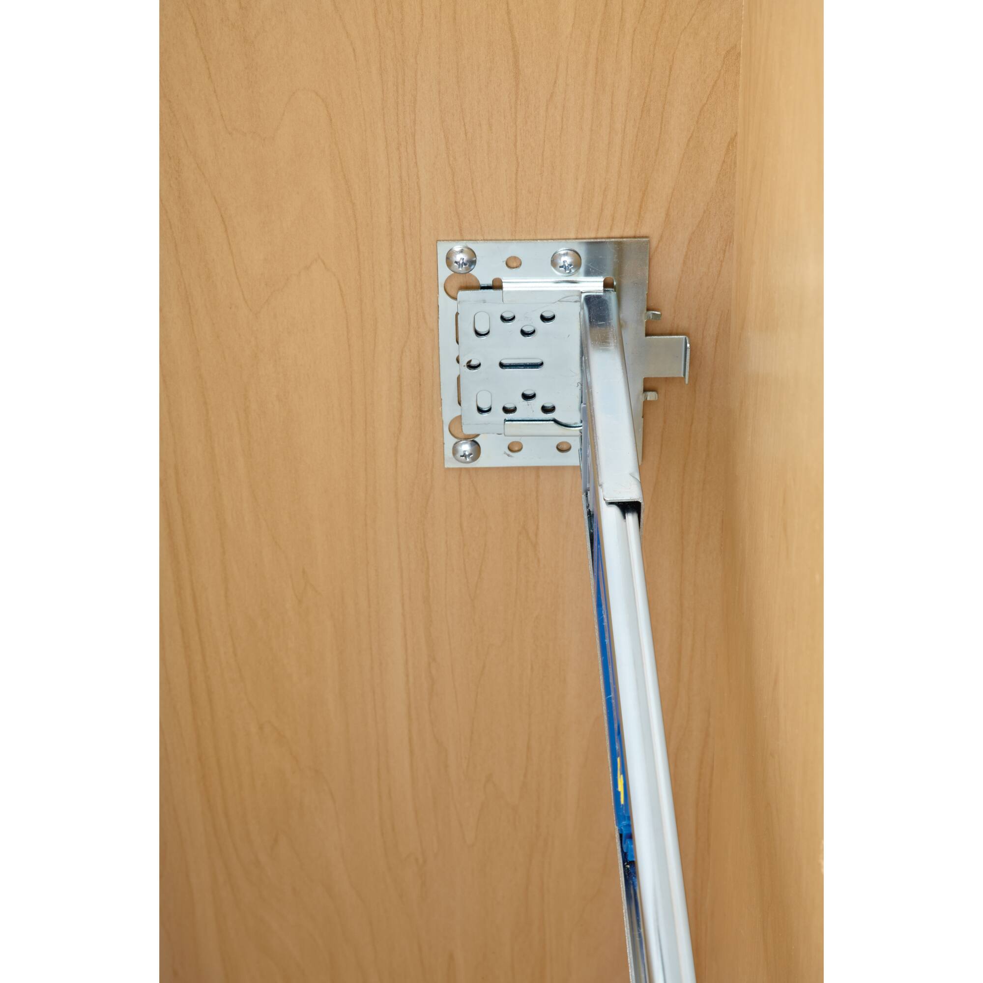 Alt View 8. Rev-A-Shelf - Rev-A-Shelf Pullout Top Mount Trash Can w/ Soft-close, 35 qt., 4WCTM-18BBSCDM2 - Light Brown.