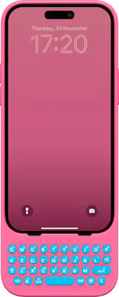 Front. Keyboard for iPhone 15