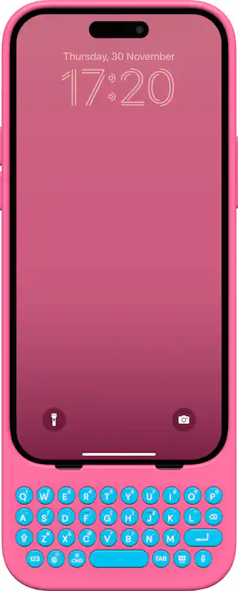 Clicks - Keyboard for Apple iPhone 15 & 16e - Miami Beach Clicks - Keyboard for Apple iPhone 15 & 16e - Miami Beach