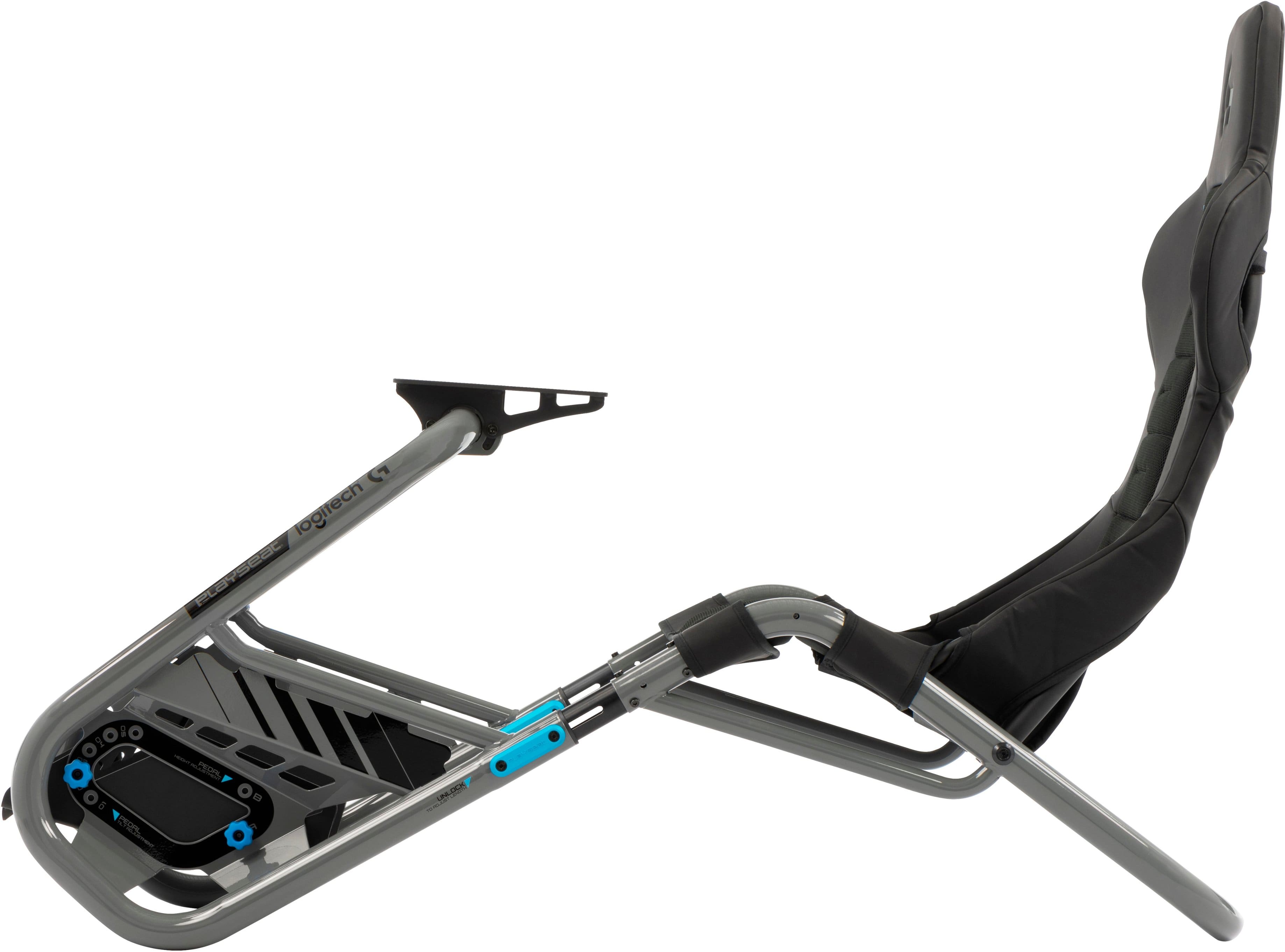 Alt View 11. PlaySeat - Trophy-Logitech G Edition Sim Racing Cockpit - Grey.