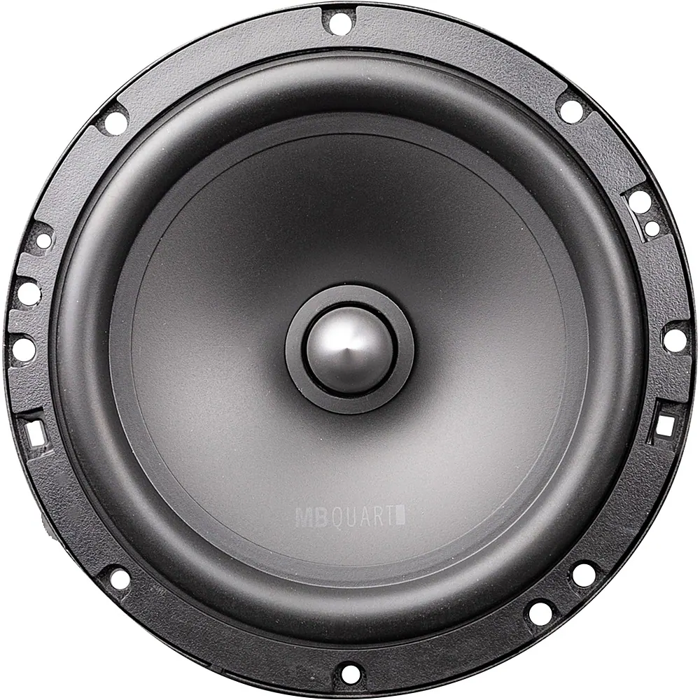 Alt View 13. MB Quart - Discus 6-1/2" 2-Way Car Speakers with Polypropylene Cones (Pair) - Black.