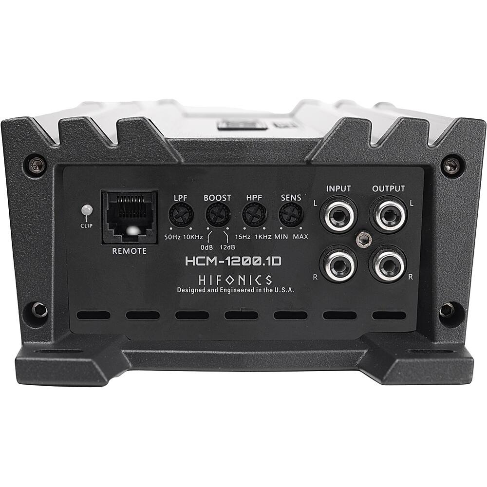 The text on the image reads: "HCM-1200.1D HIF ONICS Designed and Engineered in the U.S.A."