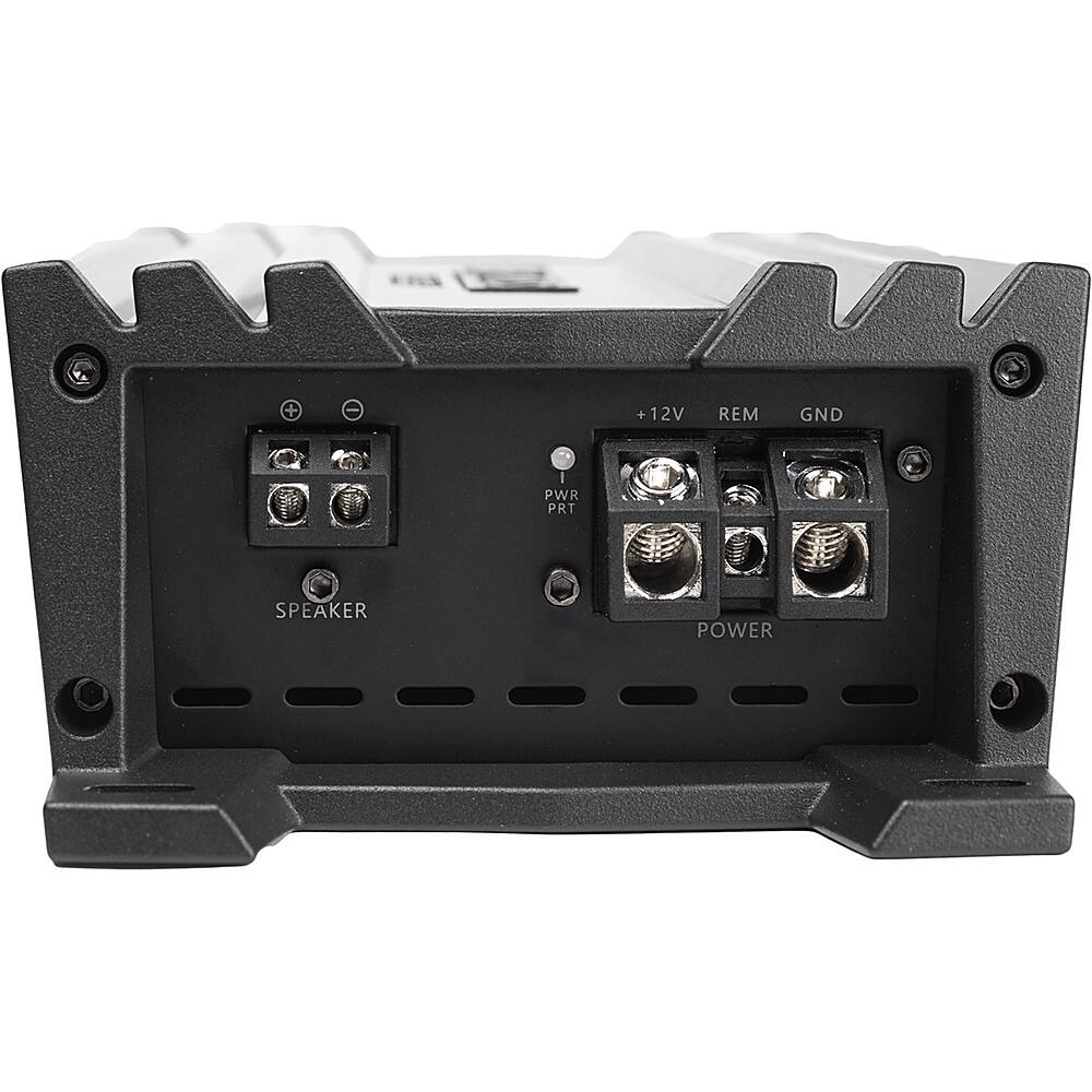 The text on the image reads: "12V REM GND PWR PRT SPEAKER POWER."