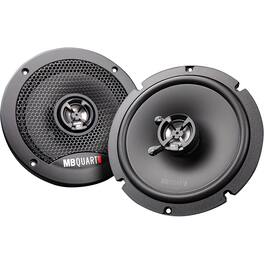 MB Quart - Discus 6-1/2" 2-Way Car Speakers with Polypropylene Cones (Pair) - Black