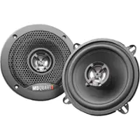 MB Quart - Discus 5-1/4" 2-Way Car Speakers with Polypropylene Cones (Pair) - Black - Front_Zoom