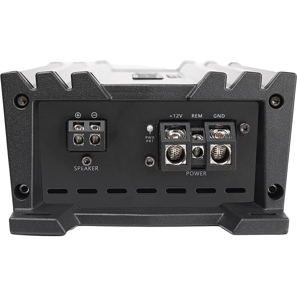 The text on the image reads: + + 12V REM GND PWR PRT SPEAKER POWER.