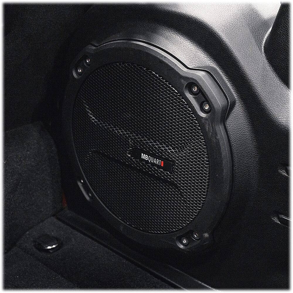 Alt View 15. MB Quart - Jeep JL Wrangler Tuned 10" Single-Voice-Coil 2-Ohm Subwoofer with Integrated 400W Amp - Black.
