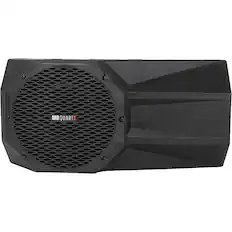 Front. MB Quart - Jeep JL Wrangler Tuned 12" Single-Voice-Coil 2-Ohm Loaded Subwoofer Enclosure with Integrated 400W Amp - Black.
